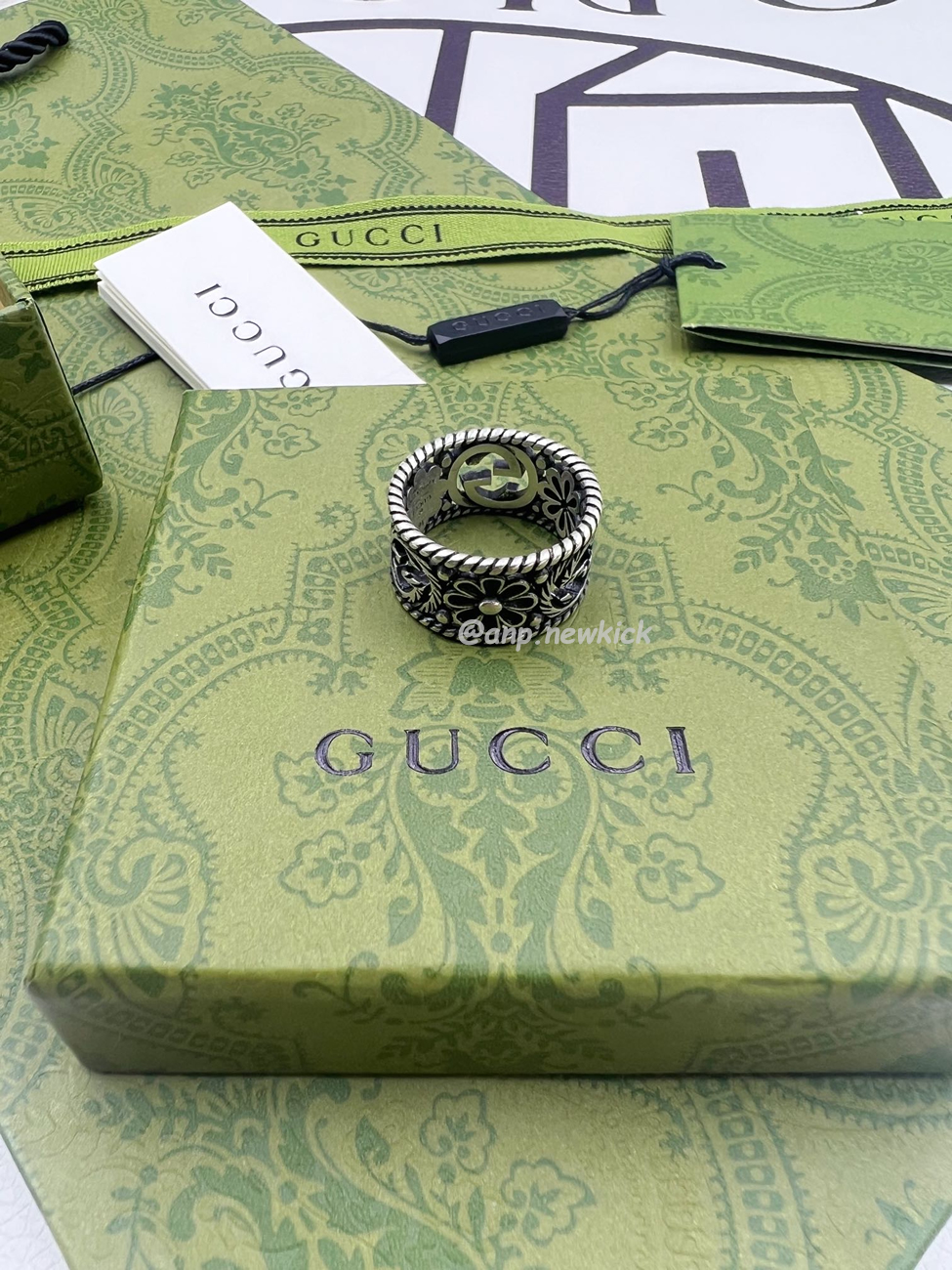 Gucci Love Gg Silver Ring (7) - www.newkick.vip